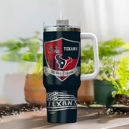 [SPECIAL OFFER] NEW CUSTOMIZED NFL15 HTT HOUSTON TEXANS 40 OZ TUMBLER