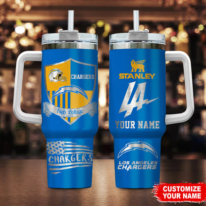 [SPECIAL OFFER] NEW CUSTOMIZED NFL09 LAC LOS ANGELES CHARGERS 40 OZ TUMBLER