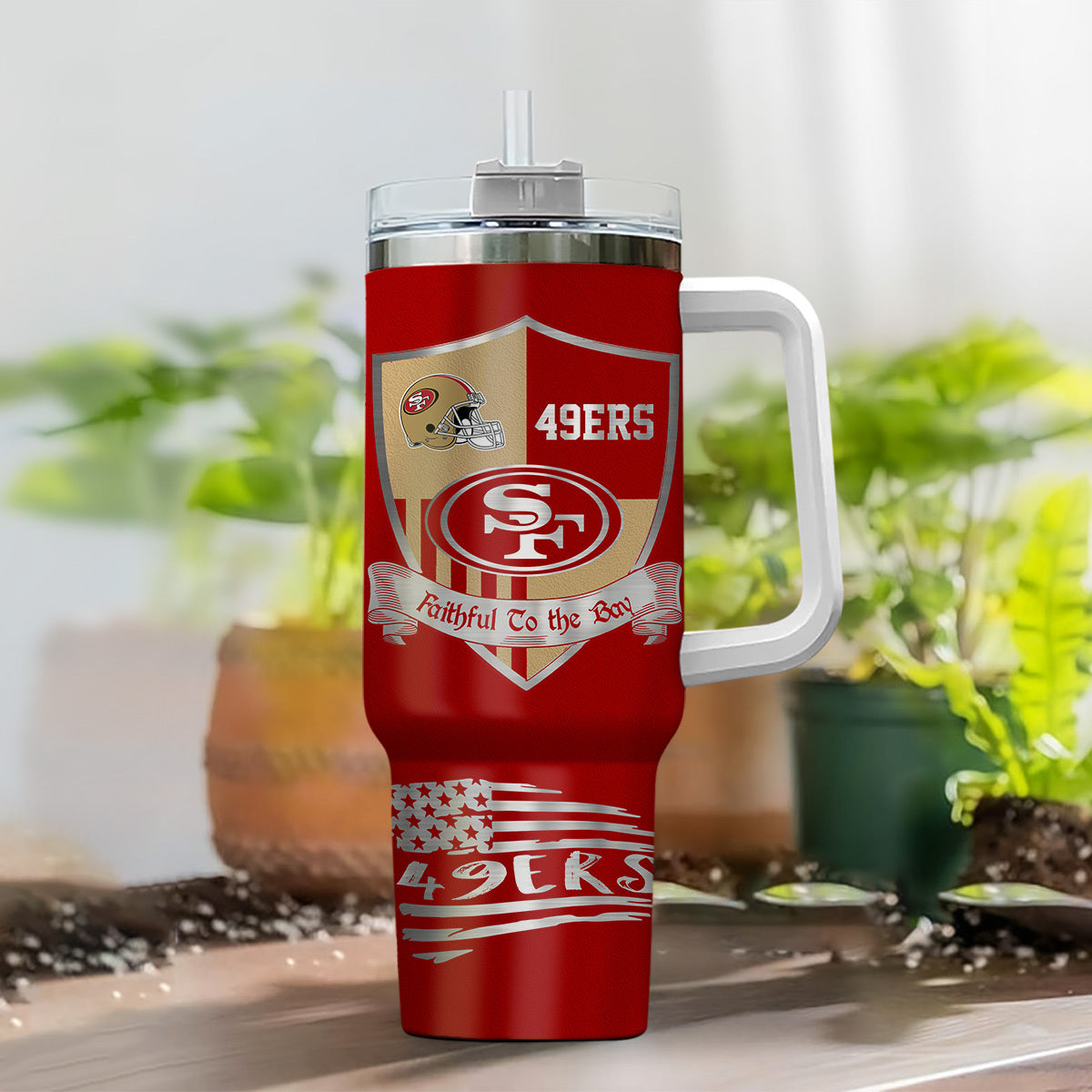 [SPECIAL OFFER] NEW CUSTOMIZED NFL11 SF49 SAN FRANCISCO 49ERS 40 OZ TUMBLER