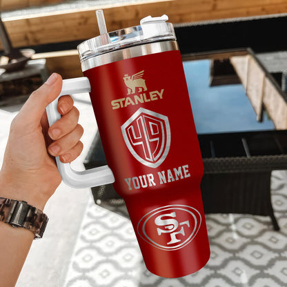 [SPECIAL OFFER] NEW CUSTOMIZED NFL11 SF49 SAN FRANCISCO 49ERS 40 OZ TUMBLER