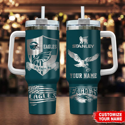[SPECIAL OFFER] NEW CUSTOMIZED NFL02 PPE PHILADELPHIA EAGLES 40 OZ TUMBLER