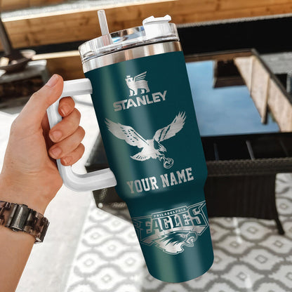 [SPECIAL OFFER] NEW CUSTOMIZED NFL02 PPE PHILADELPHIA EAGLES 40 OZ TUMBLER