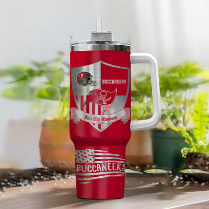 [SPECIAL OFFER] NEW CUSTOMIZED NFL10 TBB TAMPA BAY BUCCANEERS 40 OZ TUMBLER
